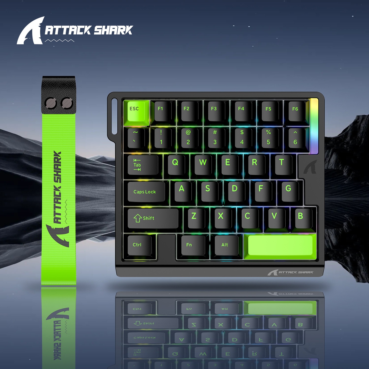 Gaming Keyboard No Rgb - Игровая механическая клавиатура ATTACKSHARK M36HE с