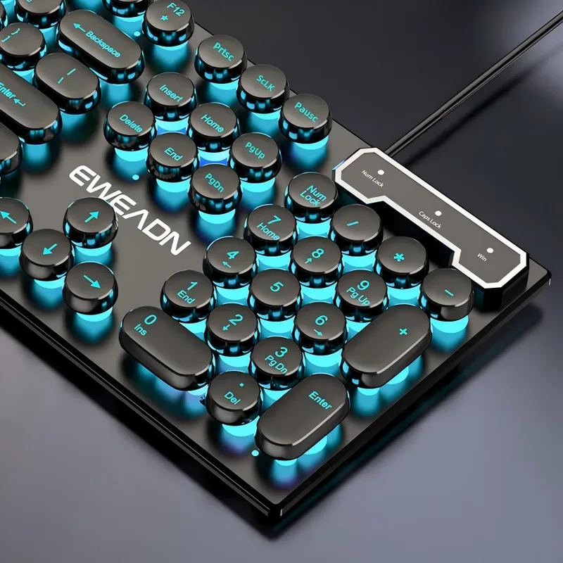 Gaming Keyboard No Rgb - Ретро-панк набор клавиатуры и мыши с