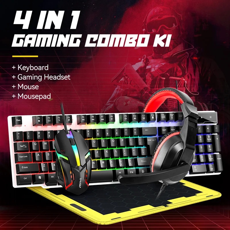 Gaming Keyboard Mouse Combo - НОВЫЕ USB-комбинации клавиатуры, мыши и игровой