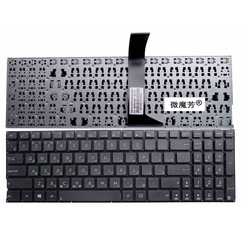 Gaming Keyboard Asus - Русская клавиатура для ноутбука Asus K550