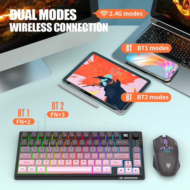 Двухрежимный беспроводной игро – обзор и цена Gaming Keyboard Mouse Combo