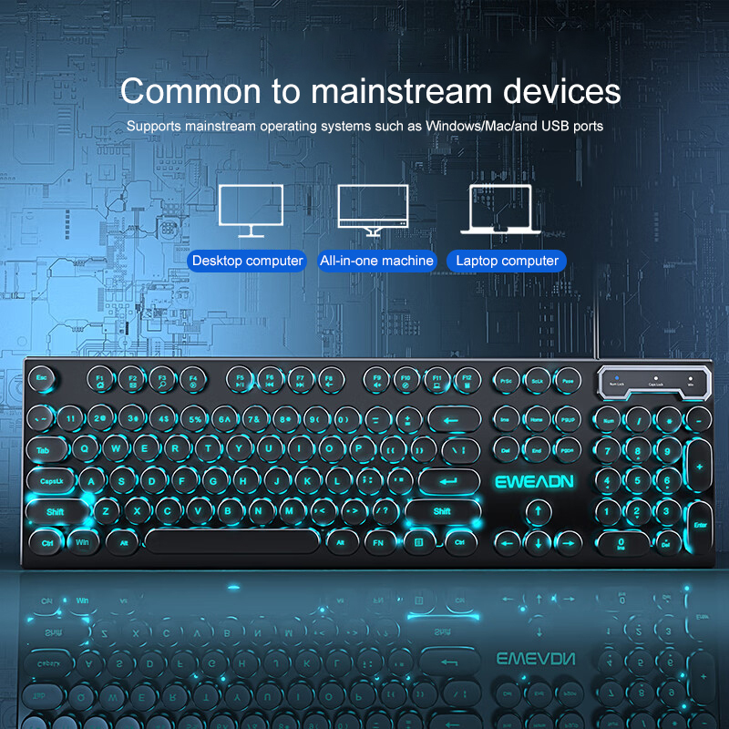 Игровая клавиатура для пишущей – обзор и цена Gaming Keyboard Blue