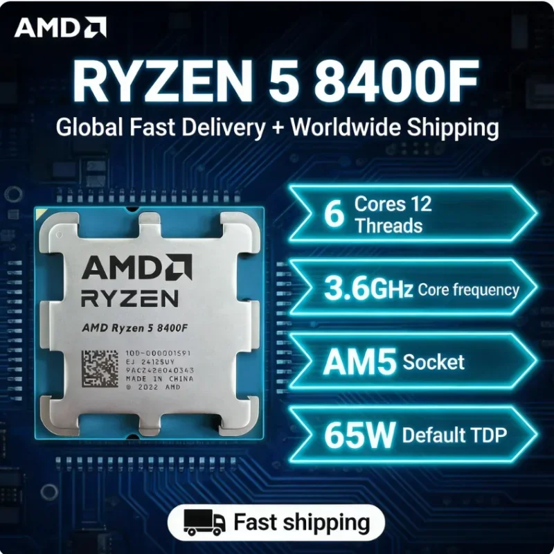Процессор AMD R5 8400F для гра – обзор и цена Amd Cpu Ryzen 5