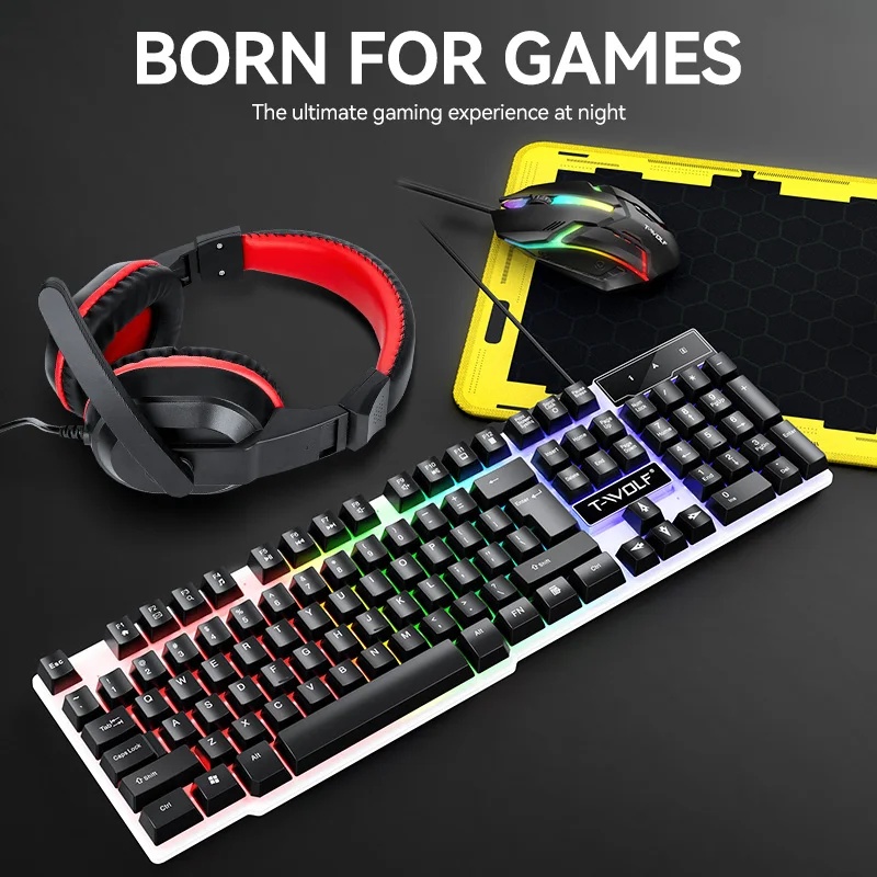 НОВЫЕ USB-комбинации клавиатур – обзор и цена Gaming Keyboard Mouse Combo