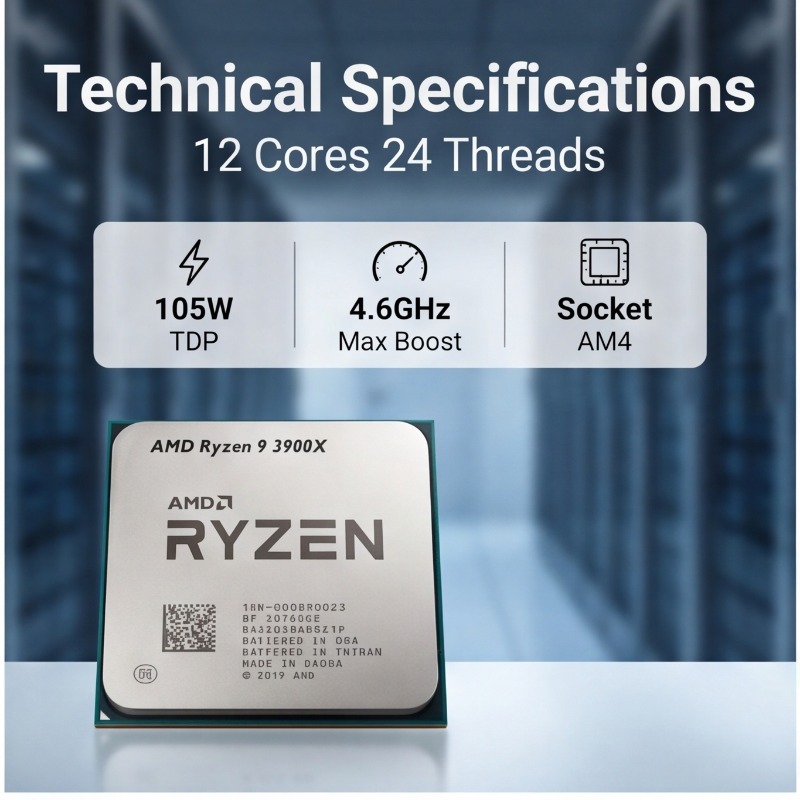 Процессор AMD Ryzen 9 3900X дл – обзор и цена Amd Cpu Ryzen 9