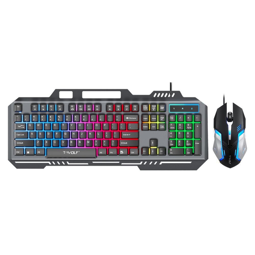T WOLF TF600 Проводная игровая – обзор и цена Gaming Keyboard Mouse Combo