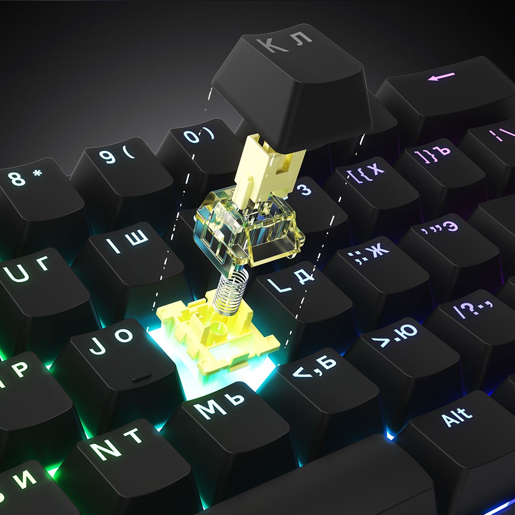 Akko 3061S Черная механическая – обзор и цена Gaming Keyboard Magnetic Switches